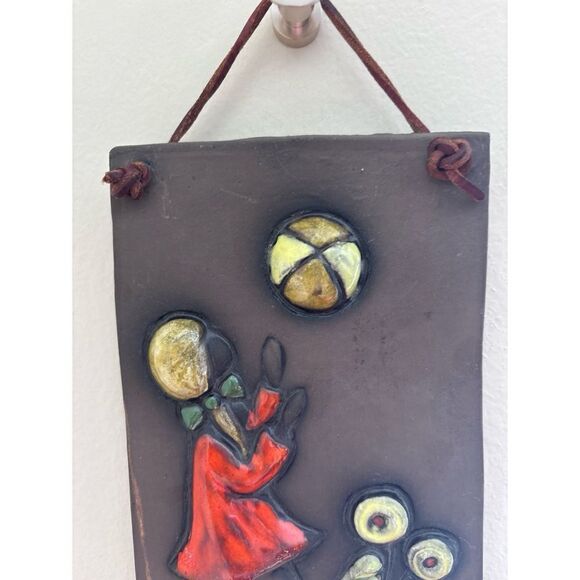 Vintage Toreboda Keramik  Swedish vintage ceramic wall plaque 1960’s - Picture 2 of 5